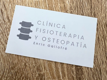 Clínica De FisioteràPia I Osteopatía Enric Gallofré, GràCia, Barcelona