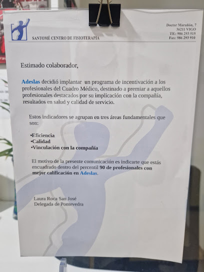 Fisioterapia Santomé 39 Años De Experiencia