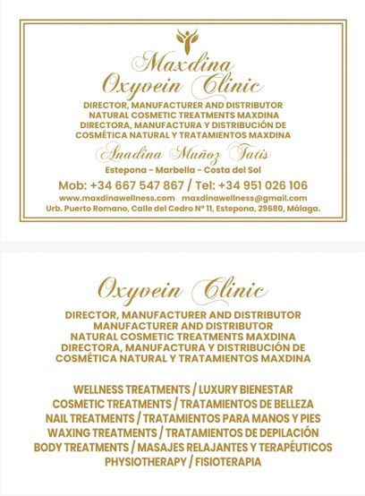 Maxdina Oxyvein Clinic // Www.Maxdinaoxyveinclinic.Com, Www.Maxdinawellness.Com