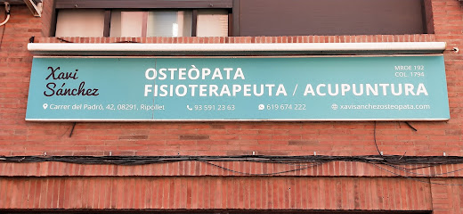Xavi Sánchez OsteòPata , Fisioterapeuta Y Acupuntor